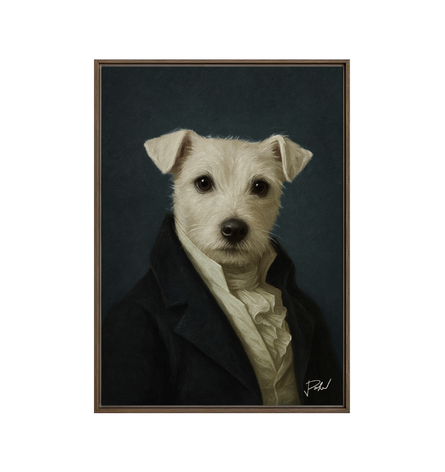 The Gentleman Canvas Framed