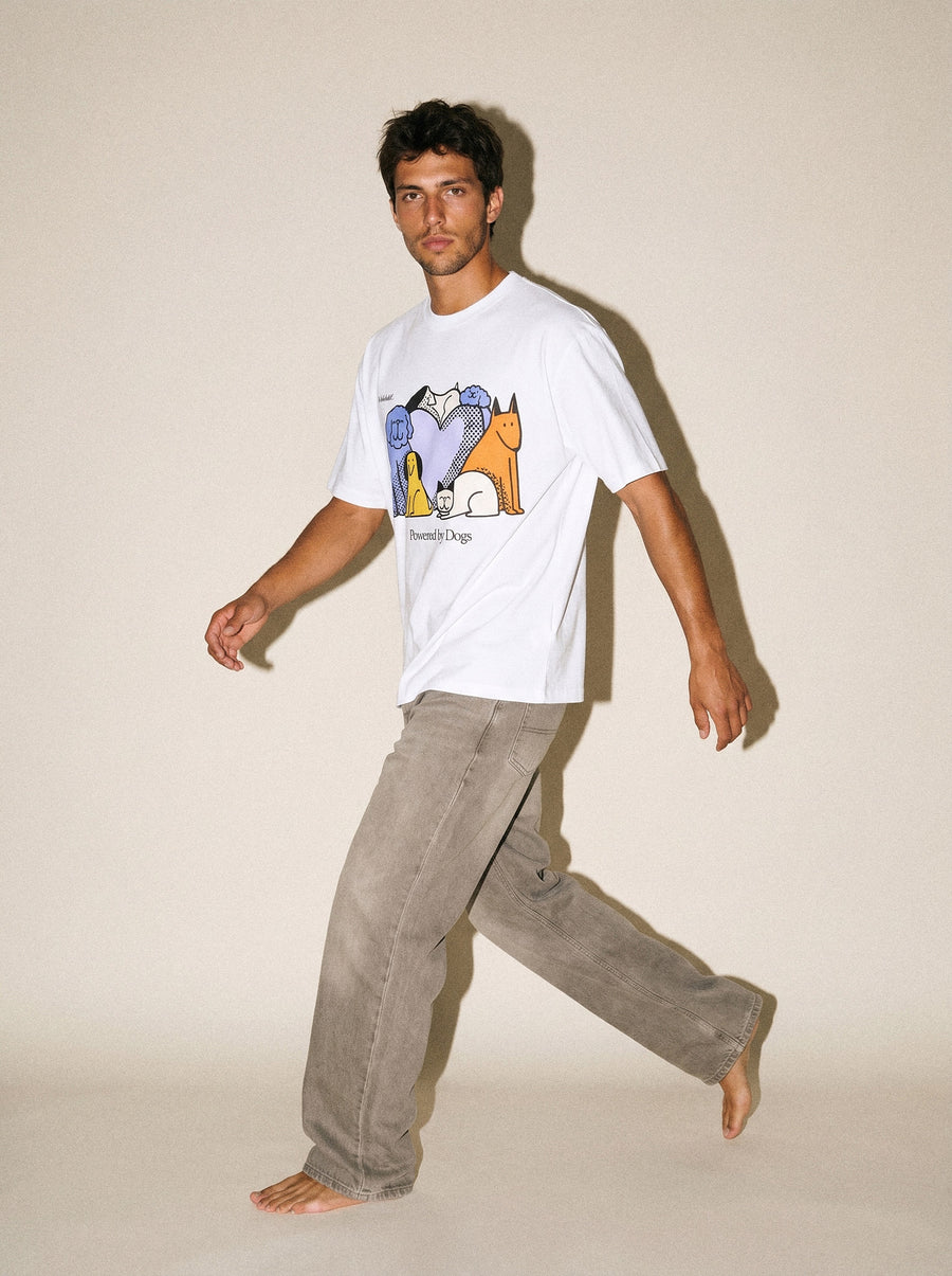 Powered by Dogs | T-Shirt