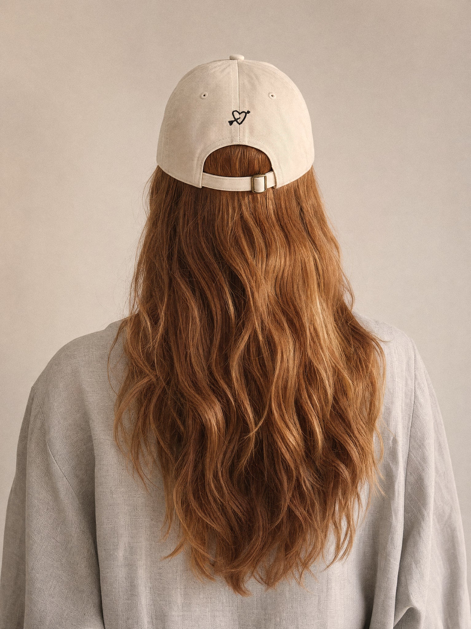 cap you can pet the dog oyster back view auburn woman