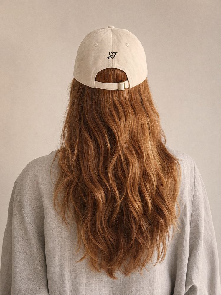 cap you can pet the dog oyster back view auburn woman