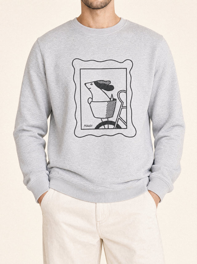 Sunday Ride | Crewneck lifestyle photograph